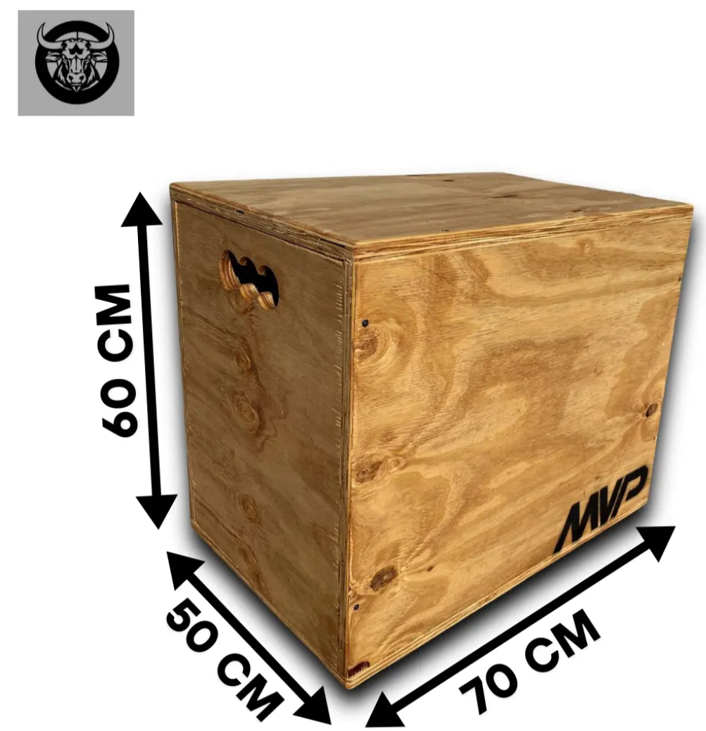 Cajón de Salto Crossfit 3 Alturas — Pliométrico 50×60×70 cm — foto 3