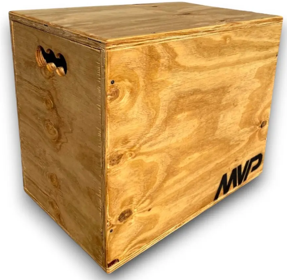Cajón de Salto Crossfit 3 Alturas — Pliométrico 50×60×70 cm