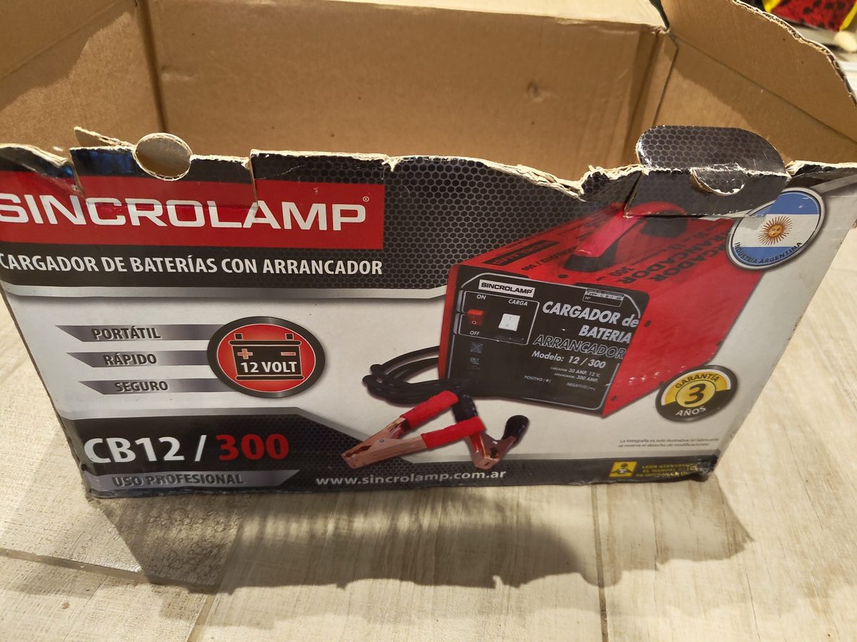 Cargador de Batería y Arrancador Sincrolamp CB12/300 — foto 3