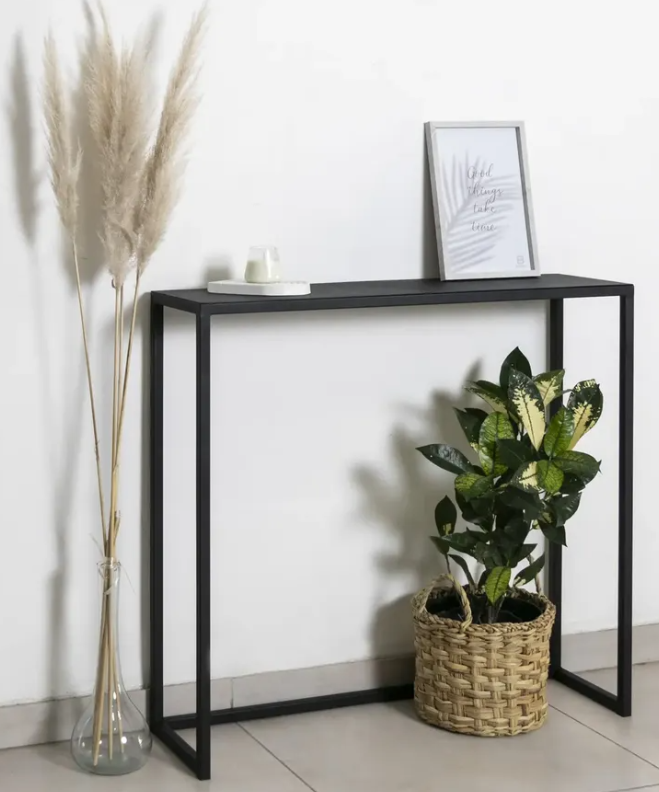 Mesa recibidora industrial hierro y chapa