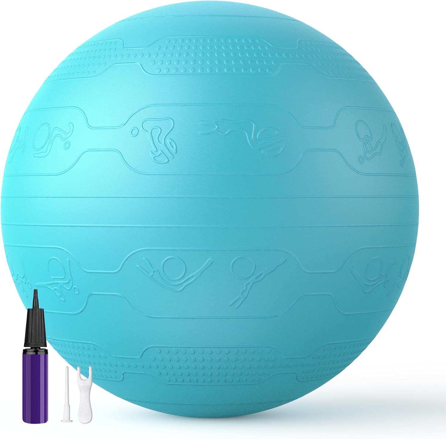 PROIRON Pelota de Pilates 65 cm Antiestallido Extra Gruesa