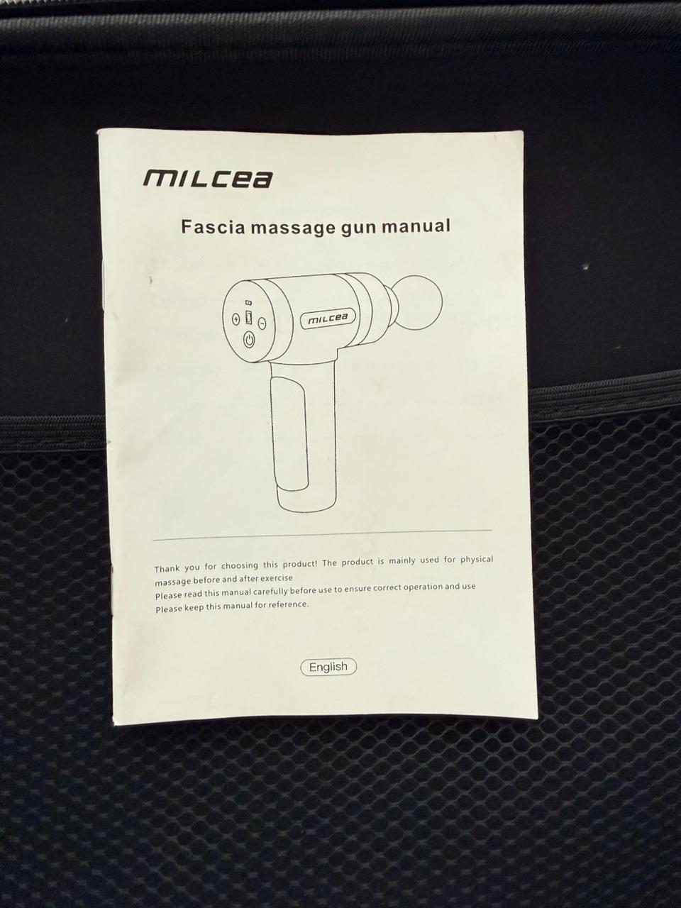 Milcea Fascia Massage Gun — Kit con Maletín y 6 Cabezales — foto 2