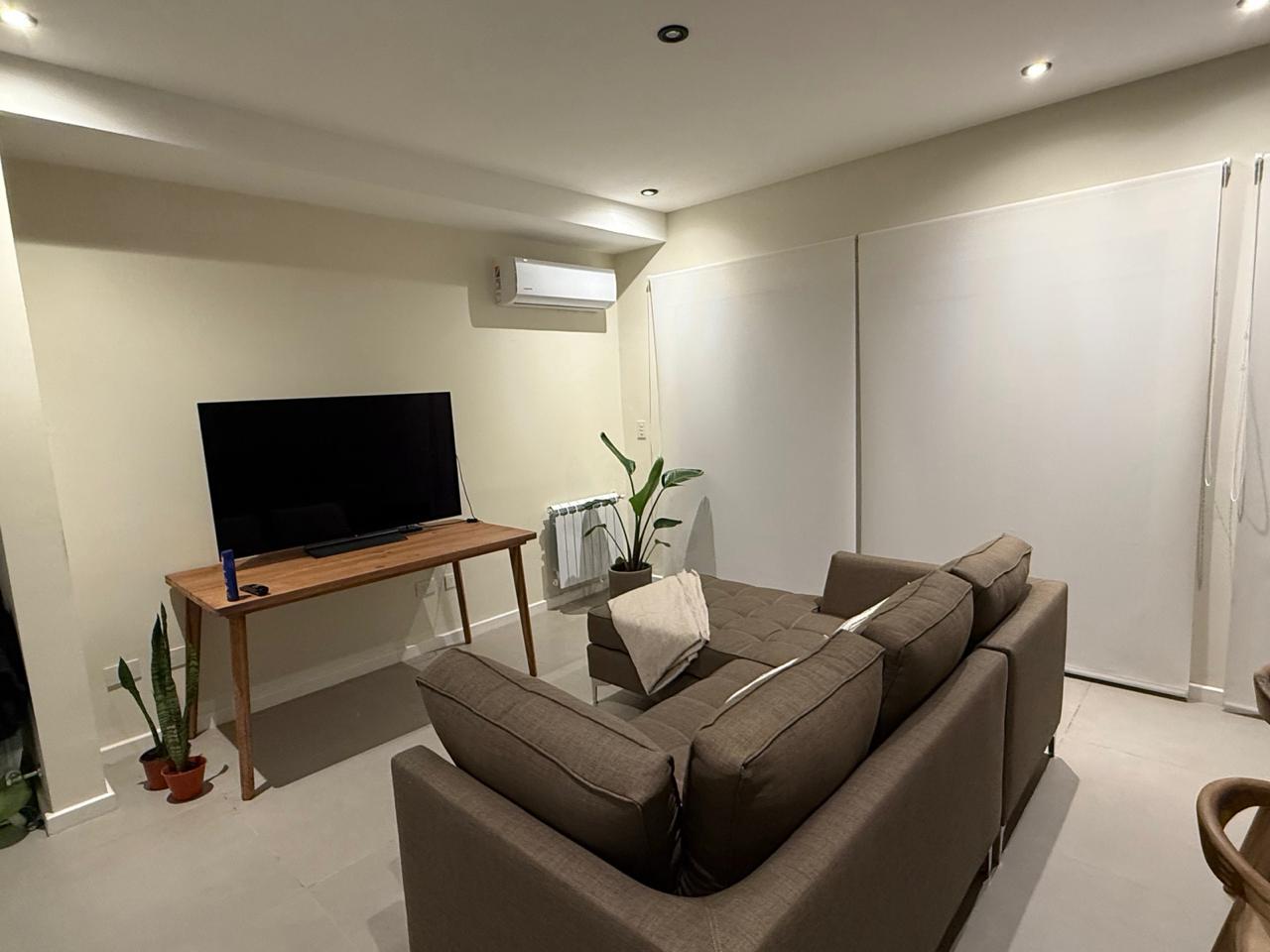 Sillón esquinero en L con camastro — Tela hidrorepelente taupe — foto 2