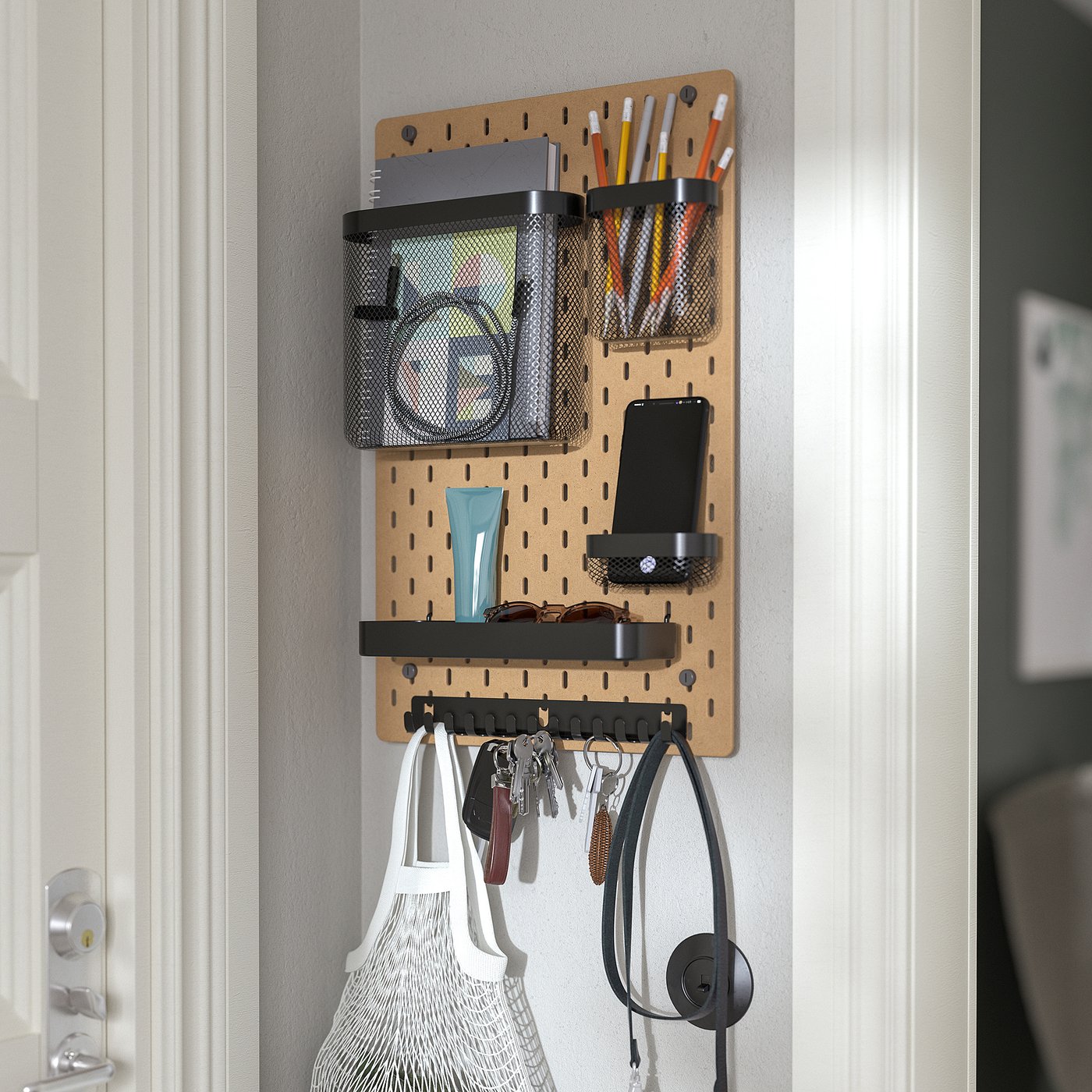 Tablero Perforado IKEA SKÅDIS Madera 36×56 cm (unidad 2 de 2) — foto 3