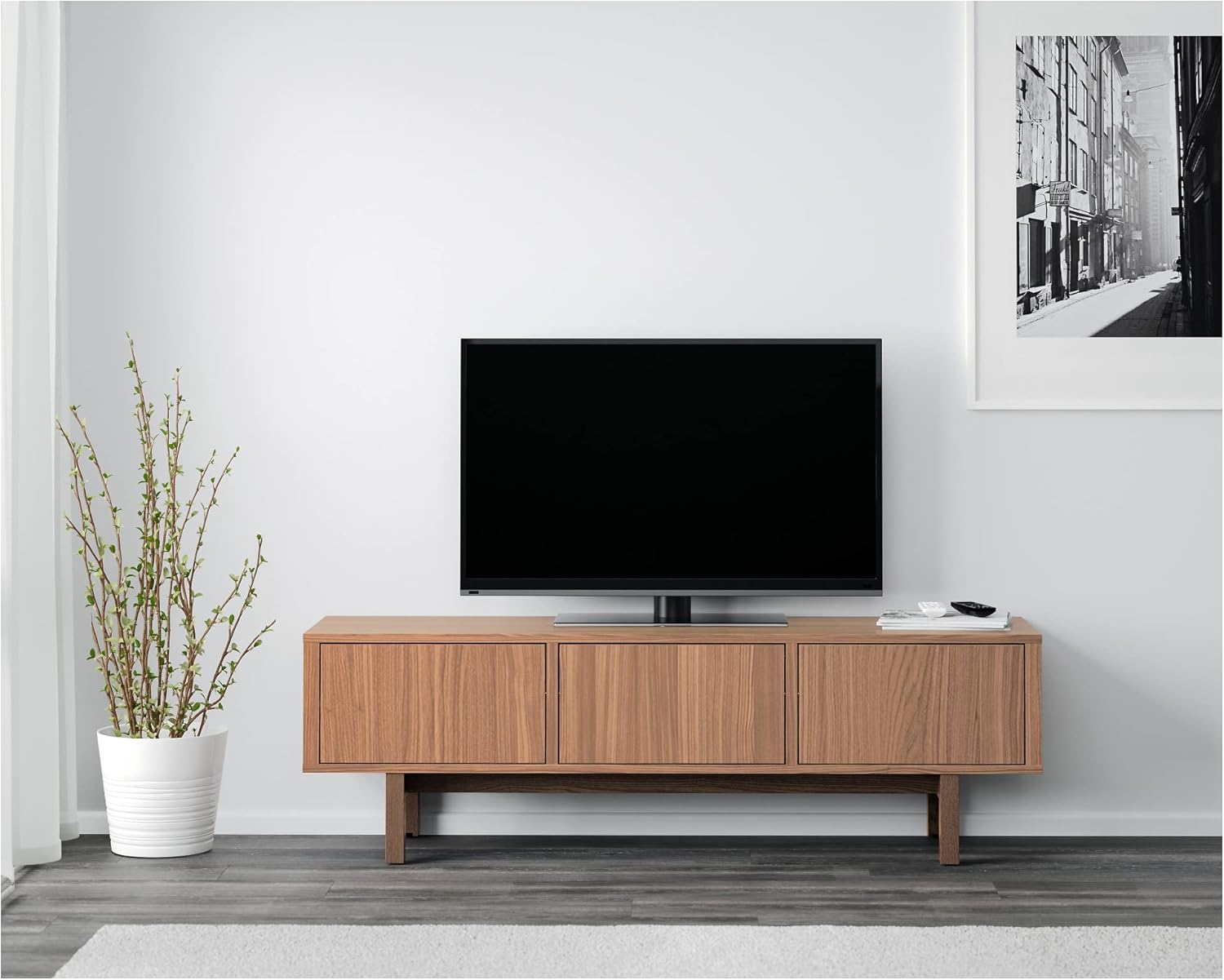 STOCKHOLM Mueble TV chapa nogal — IKEA — foto 4